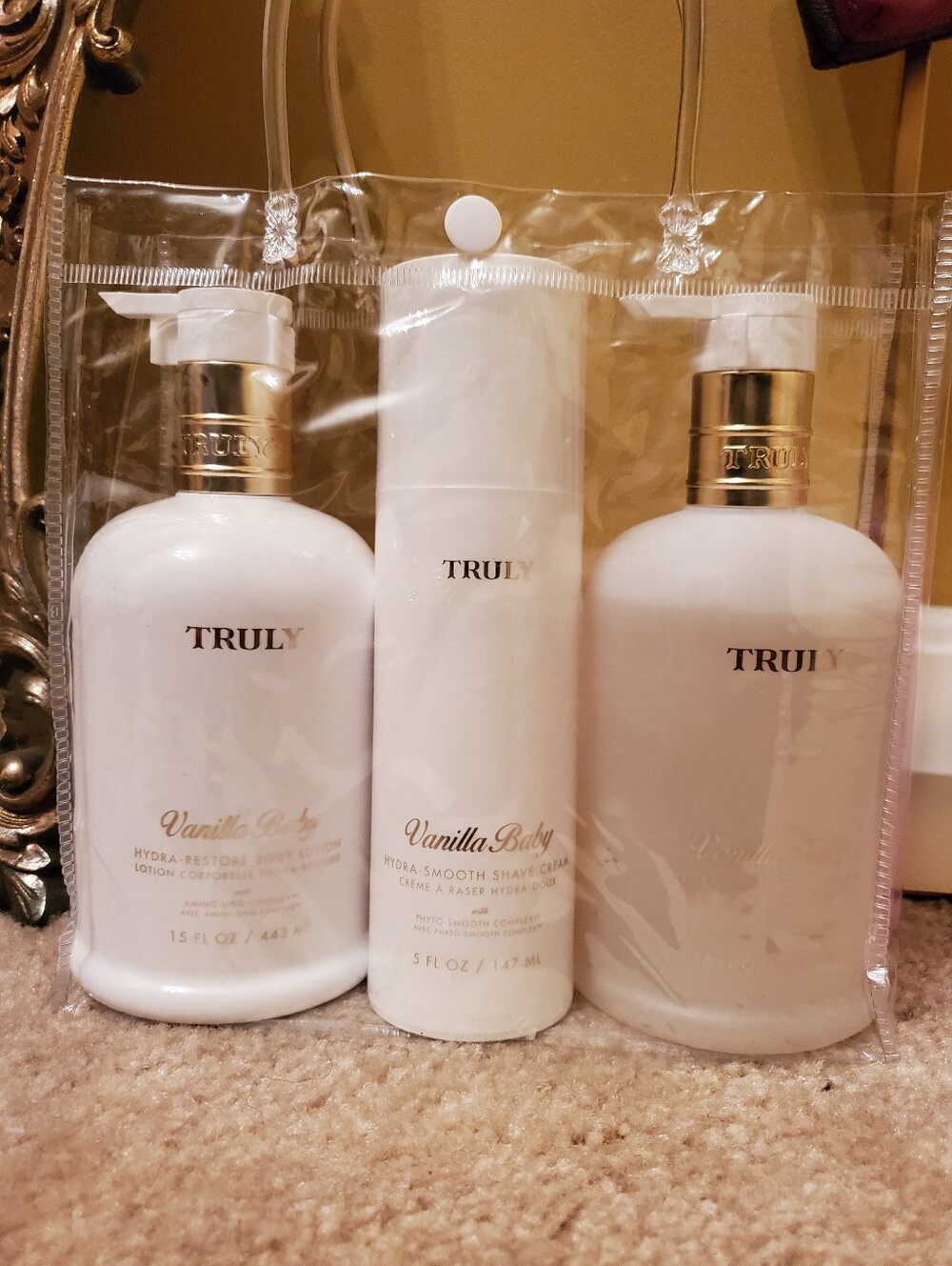 TRULY Lux 3pc Hydrating Sets - Vanilla Baby